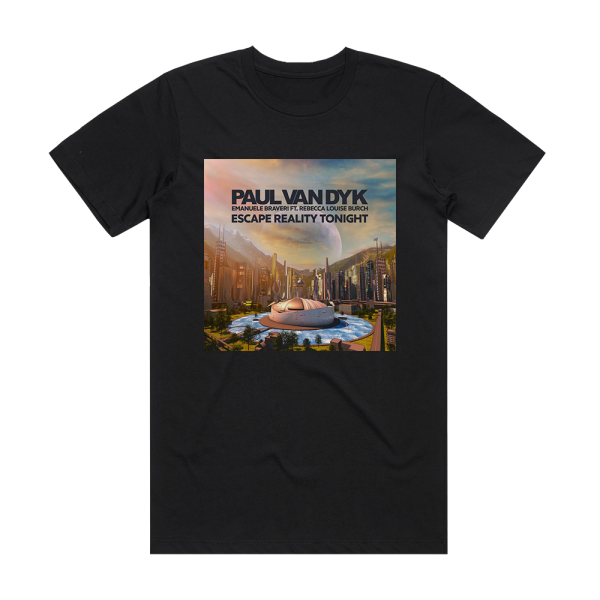 Paul van Dyk Escape Reality Tonight Album Cover T-Shirt Black