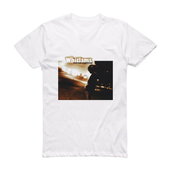 The Whitlams Eternal Nightcap Album Cover T-Shirt White