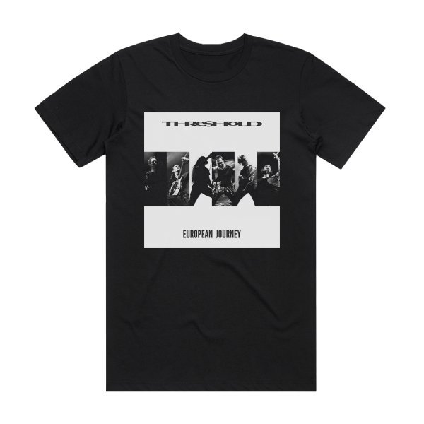 Threshold European Journey Album Cover T-Shirt Black