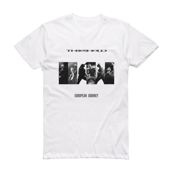 Threshold European Journey Album Cover T-Shirt White