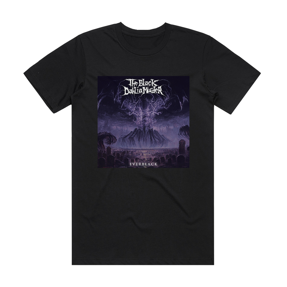 The Black Dahlia Murder Everblack Album Cover T-Shirt Black – ALBUM ...