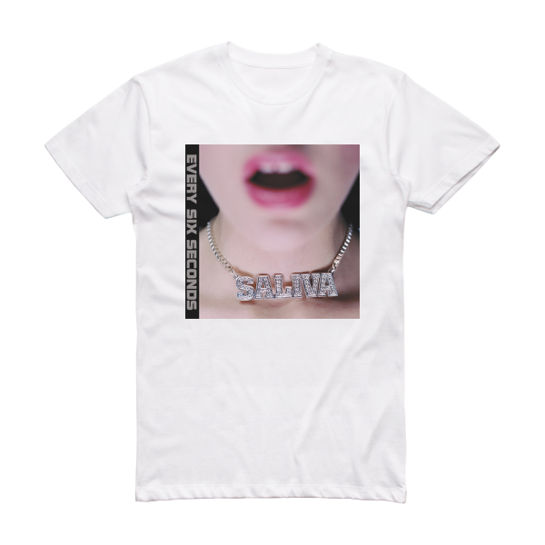 Saliva Every Six Seconds 2 Album Cover T-Shirt White