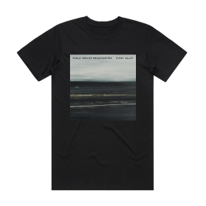 Public Service Broadcasting Every Valley Album Cover T-Shirt Black