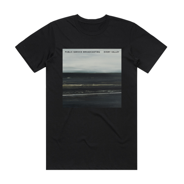 Public Service Broadcasting Every Valley Album Cover T-Shirt Black