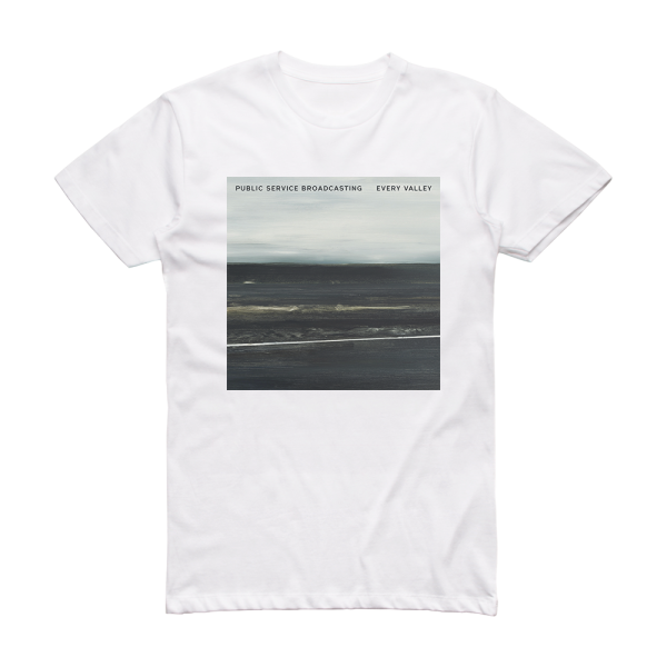 Public Service Broadcasting Every Valley Album Cover T-Shirt White