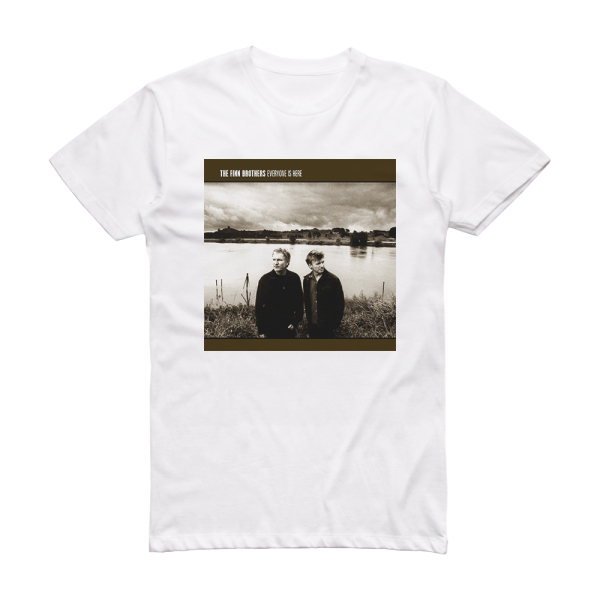 The Finn Brothers Everyone Is Here Album Cover T-Shirt White