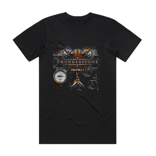 Thunderstone Evolution 40 Album Cover T-Shirt Black