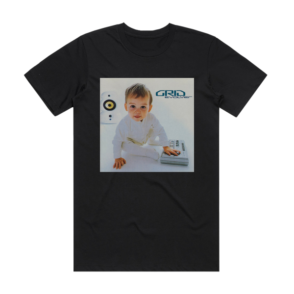 The Grid Evolver Album Cover T-Shirt Black