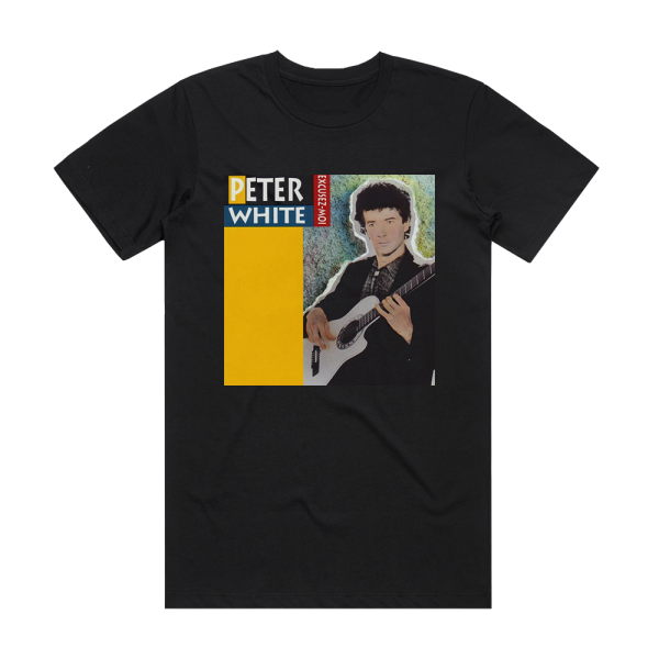 Peter White Excusez Moi Album Cover T-Shirt Black