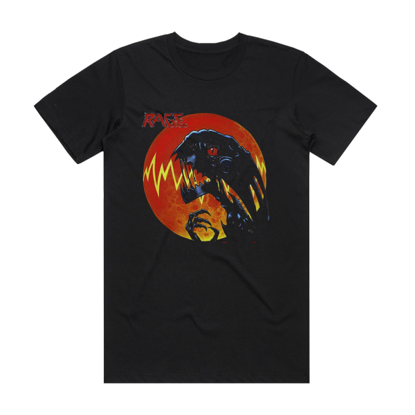 Rage Extended Power Album Cover T-Shirt Black