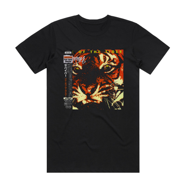 Survivor Eye Of The Tiger Album Cover T-Shirt Black