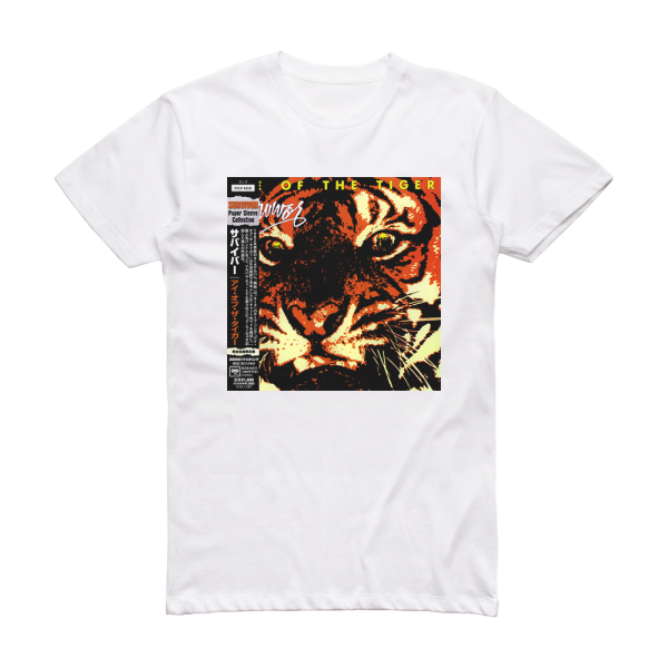 Survivor Eye Of The Tiger Album Cover T-Shirt White