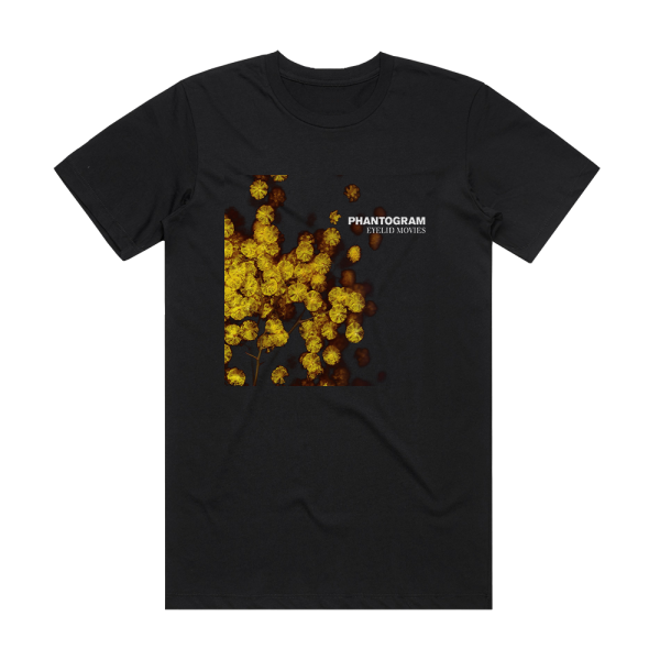 Phantogram Eyelid Movies Album Cover T-Shirt Black