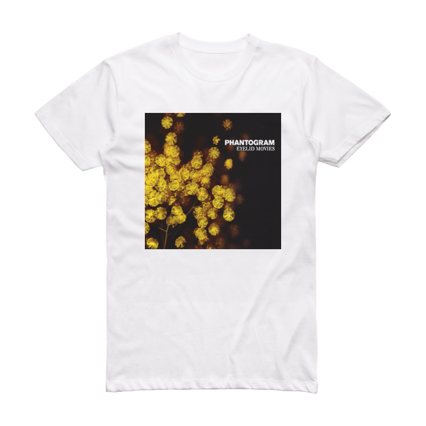 Phantogram Eyelid Movies Album Cover T-Shirt White