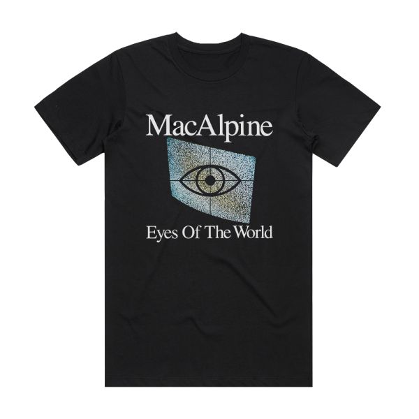 Tony MacAlpine Eyes Of The World Album Cover T-Shirt Black