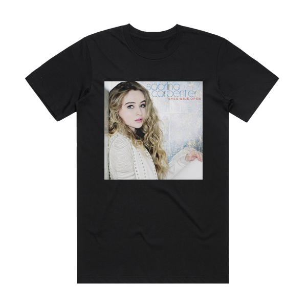 Sabrina Carpenter Eyes Wide Open 2 Album Cover T-Shirt Black