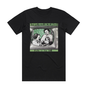 The Legendary Pink Dots Faces In The Fire Album Cover T-Shirt Black