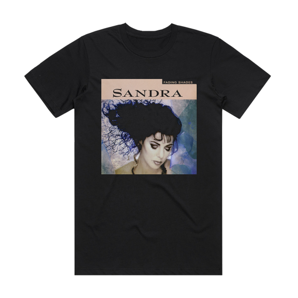 Sandra Fading Shades Album Cover T-Shirt Black