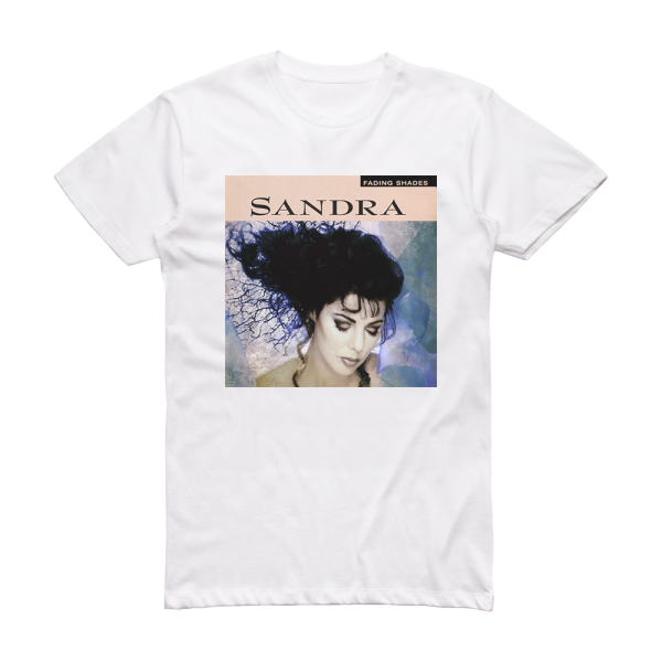 Sandra Fading Shades Album Cover T-Shirt White