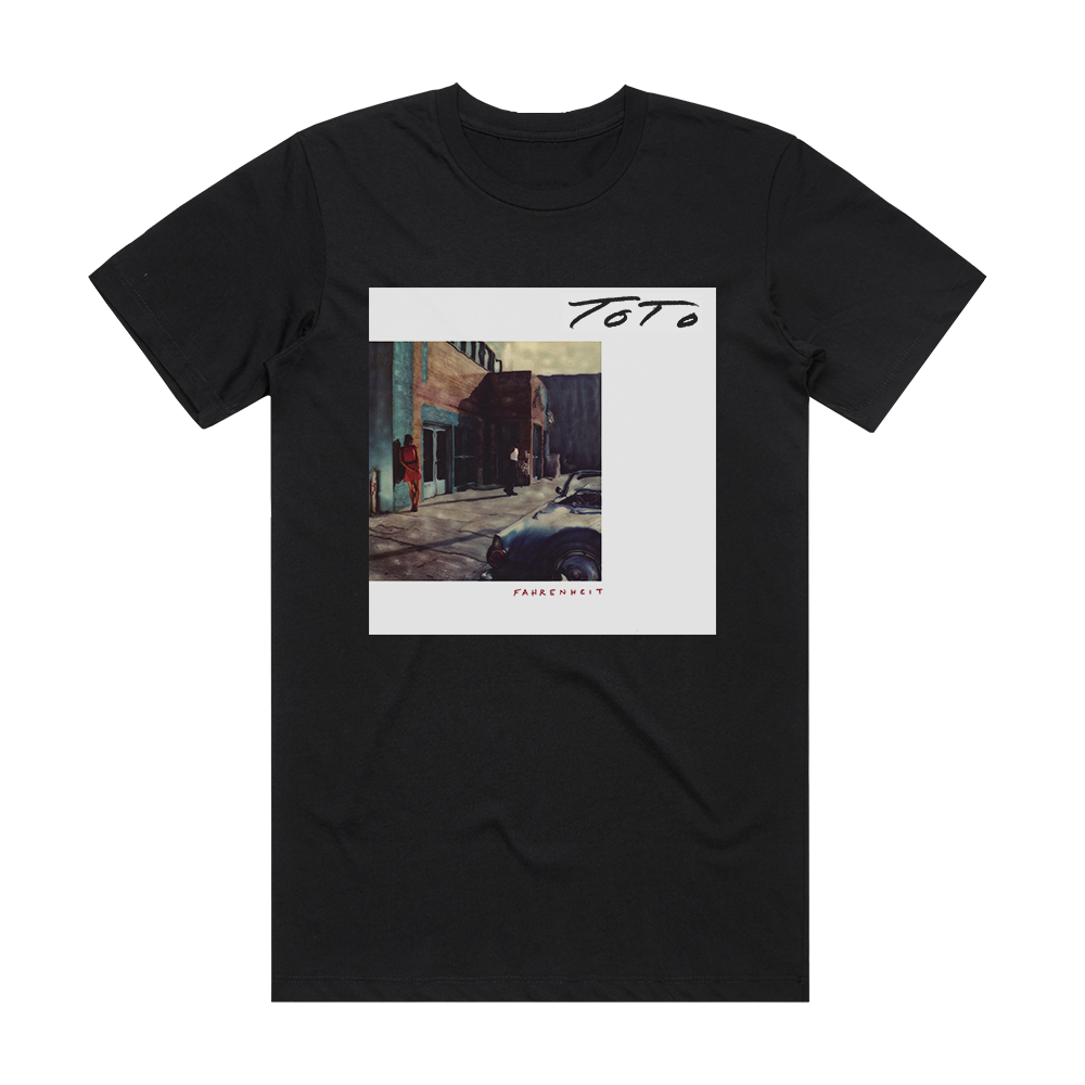 Toto Fahrenheit Album Cover T-Shirt Black – ALBUM COVER T-SHIRTS