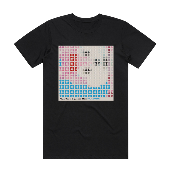 Plus-Tech Squeeze Box Fakevox Album Cover T-Shirt Black