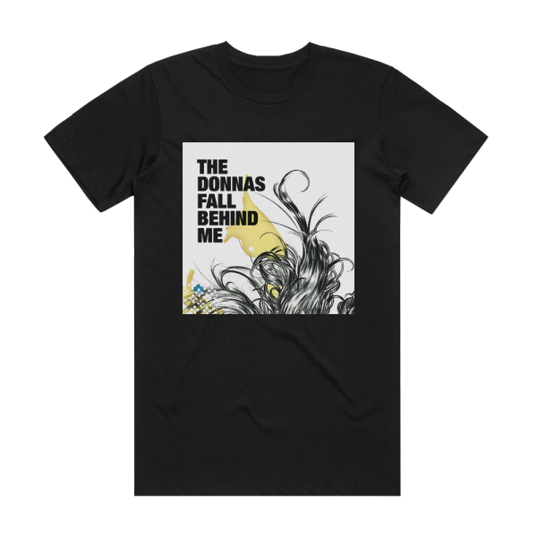 The Donnas Fall Behind Me Album Cover T-Shirt Black