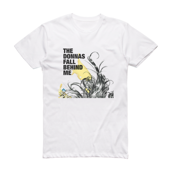 The Donnas Fall Behind Me Album Cover T-Shirt White