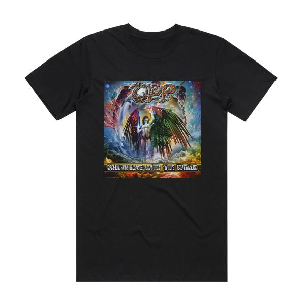 United Progressive Fraternity Fall In Love With The World Album Cover T-Shirt Black