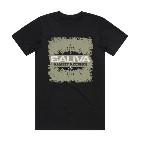 Saliva Family Reunion Album Cover T-Shirt Black