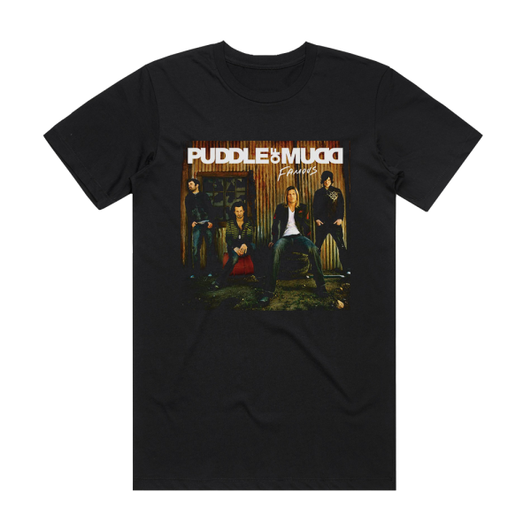 Puddle of Mudd Famous Album Cover T-Shirt Black