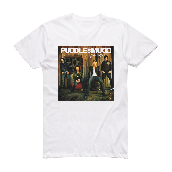 Puddle of Mudd Famous Album Cover T-Shirt White