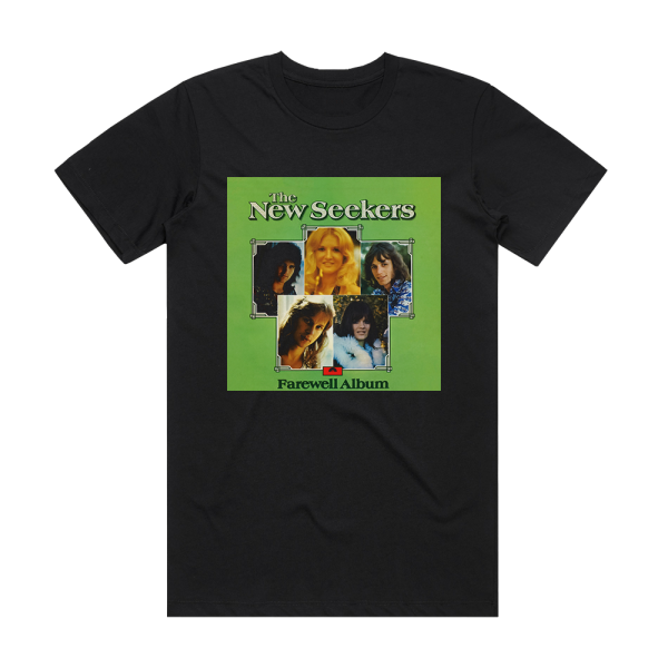 The New Seekers Farewell Album Album Cover T-Shirt Black