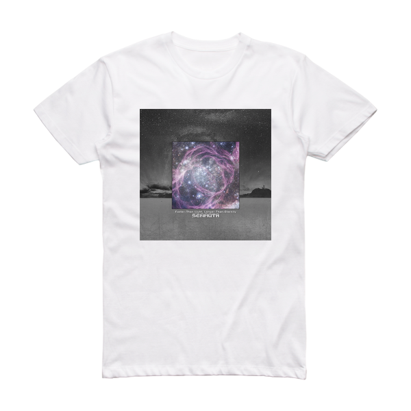 Senmuth Faster Than Light Longer Than Eternity Album Cover T-Shirt White