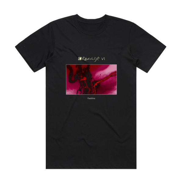 Redshift Faultline Album Cover T-Shirt Black