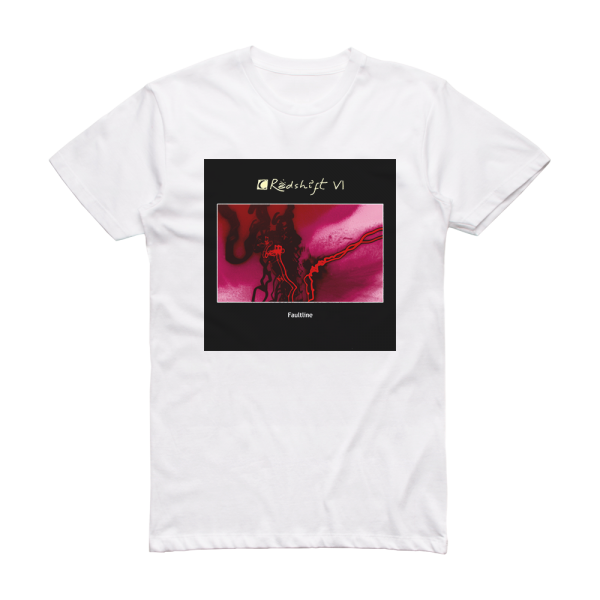 Redshift Faultline Album Cover T-Shirt White