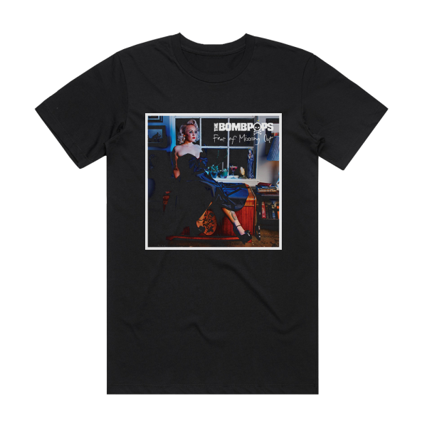 The Bombpops Fear Of Missing Out Album Cover T-Shirt Black