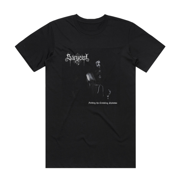 Sargeist Feeding The Crawling Shadows Album Cover T-Shirt Black