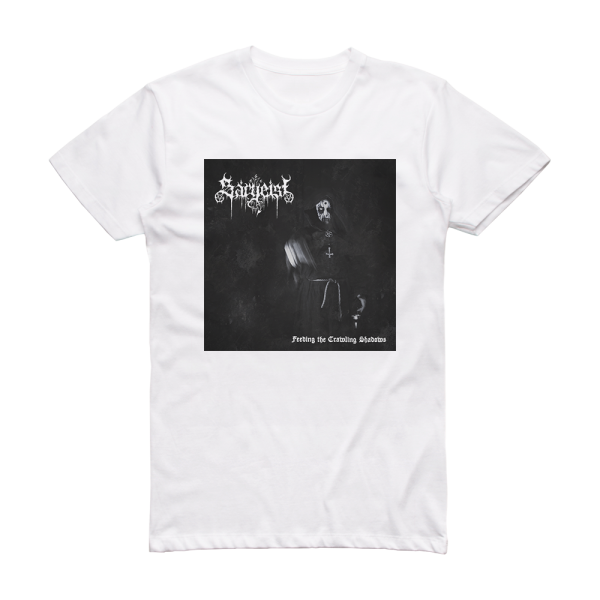 Sargeist Feeding The Crawling Shadows Album Cover T-Shirt White