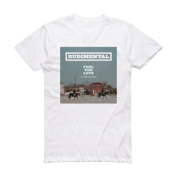 Rudimental Feel The Love Album Cover T-Shirt White