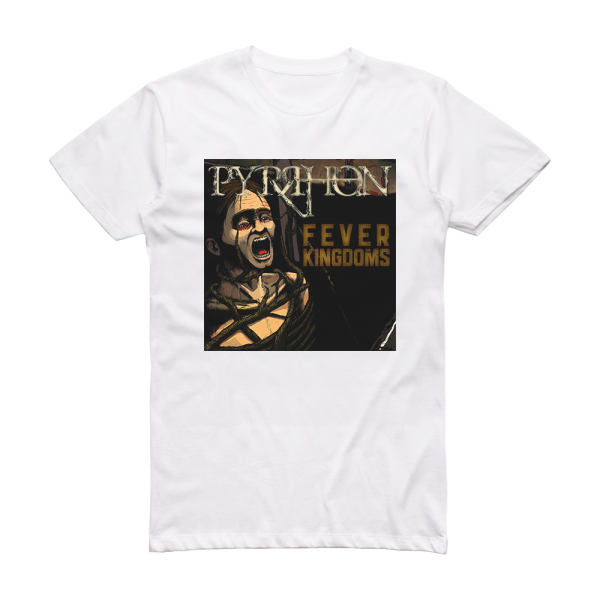 Pyrrhon Fever Kingdoms Album Cover T-Shirt White