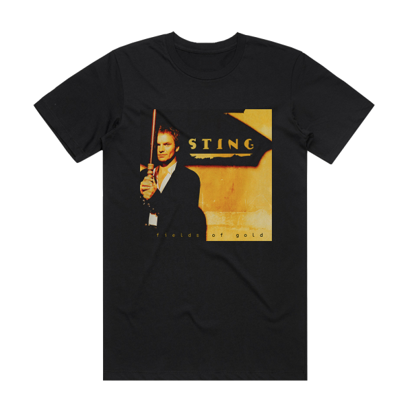 Sting Fields Of Gold Album Cover T-Shirt Black