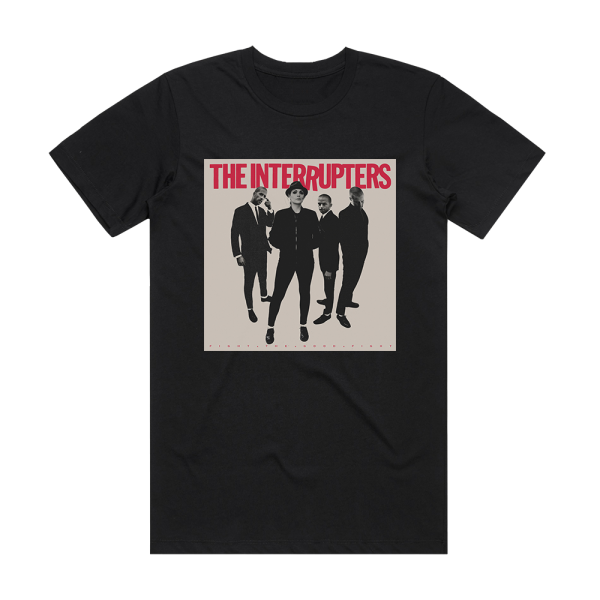 The Interrupters Fight The Good Fight Album Cover T-Shirt Black