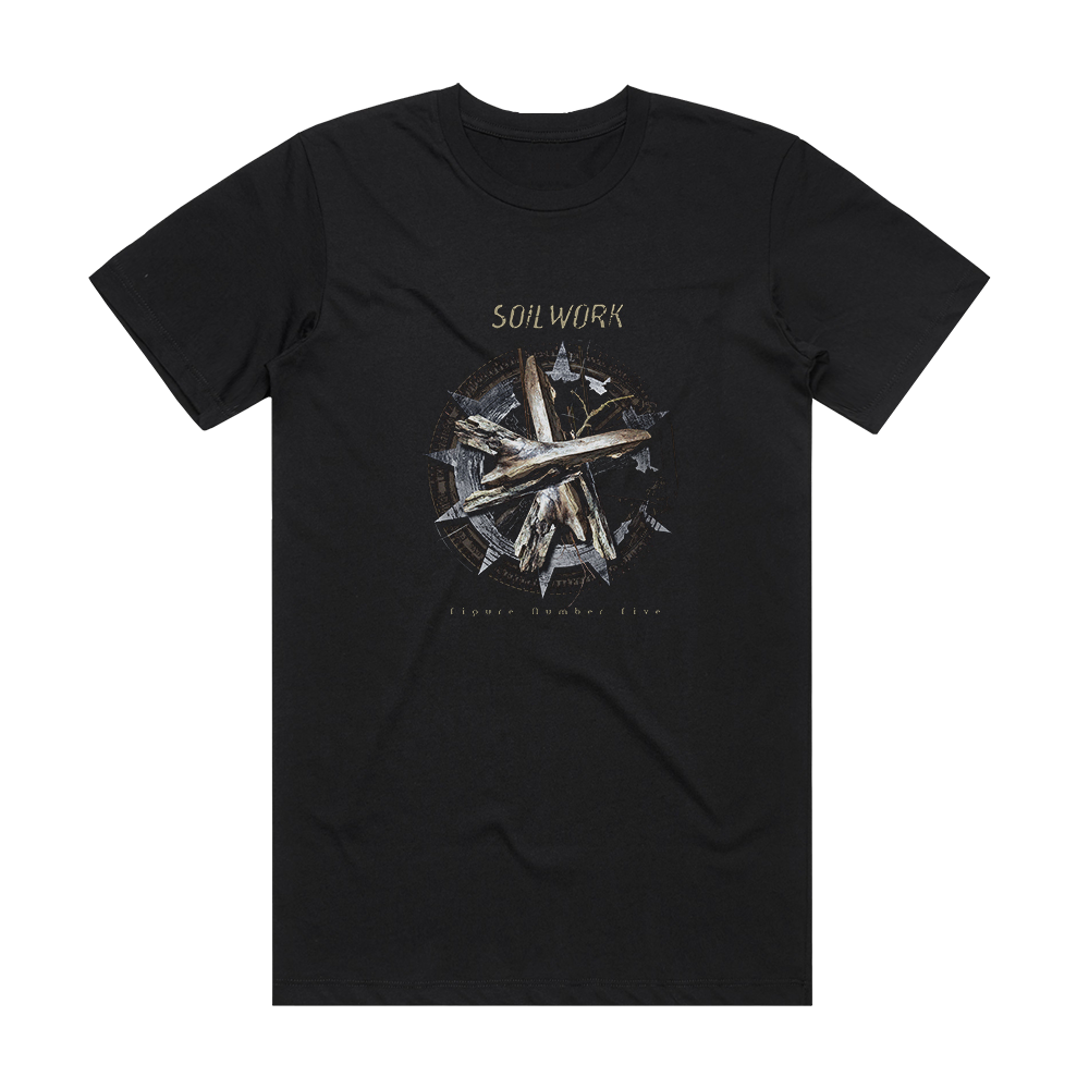 Soilwork Figure Number Five Album Cover T-Shirt Black – ALBUM COVER T ...