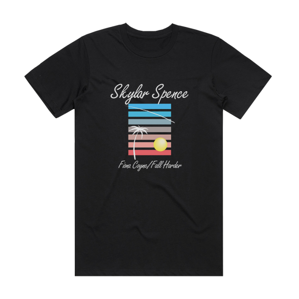 Skylar Spence Fiona Coyne Fall Harder Album Cover T-Shirt Black