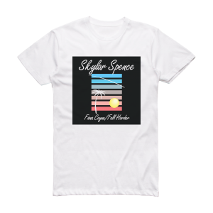 Skylar Spence Fiona Coyne Fall Harder Album Cover T-Shirt White