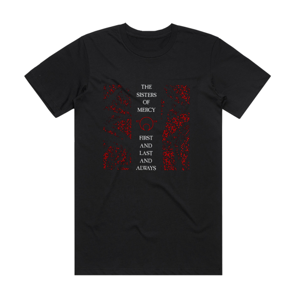 The Sisters of Mercy First And Last And Always 1 Album Cover T-Shirt Black