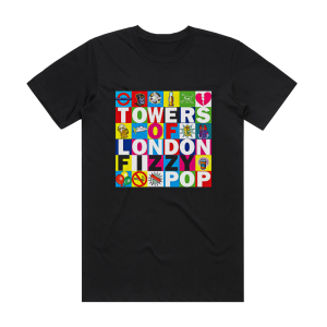 Towers of London Fizzy Pop Album Cover T-Shirt Black