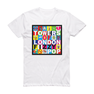 Towers of London Fizzy Pop Album Cover T-Shirt White