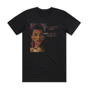 The Floacist Floetry Rebirth Album Cover T-Shirt Black
