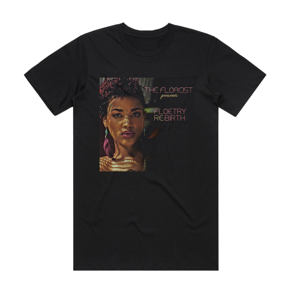 The Floacist Floetry Rebirth Album Cover T-Shirt Black